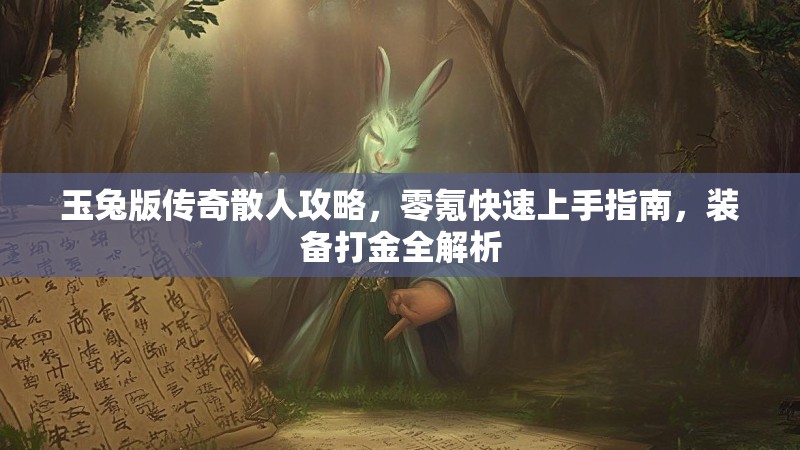 玉兔版传奇散人攻略，零氪快速上手指南，装备打金全解析