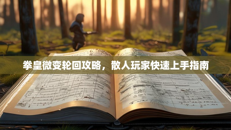 拳皇微变轮回攻略，散人玩家快速上手指南