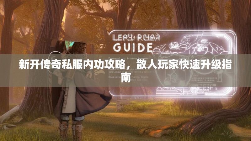 新开传奇私服内功攻略，散人玩家快速升级指南