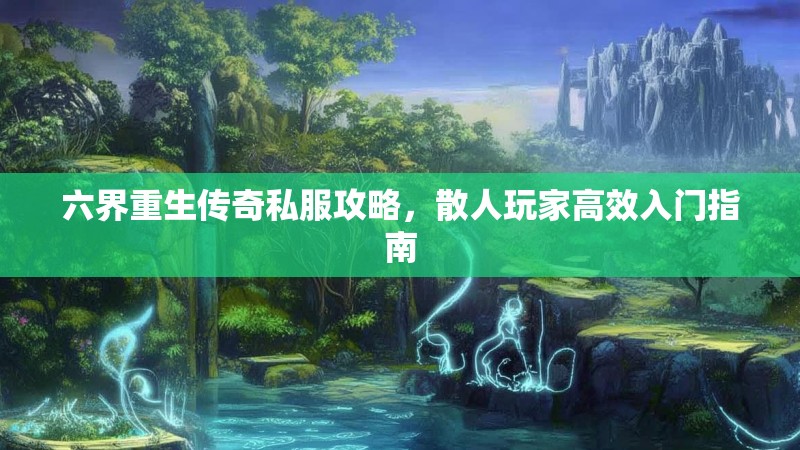 六界重生传奇私服攻略，散人玩家高效入门指南