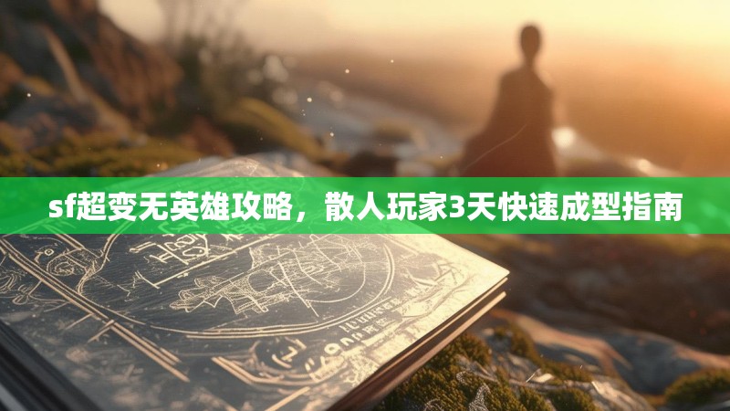 sf超变无英雄攻略，散人玩家3天快速成型指南