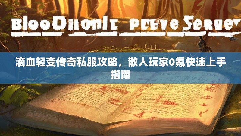 滴血轻变传奇私服攻略，散人玩家0氪快速上手指南