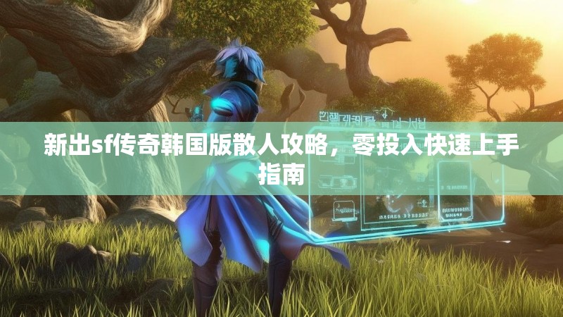新出sf传奇韩国版散人攻略，零投入快速上手指南