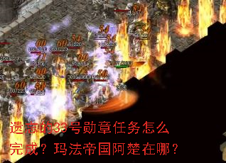 遗忘的33号勋章任务怎么完成？玛法帝国阿楚在哪？