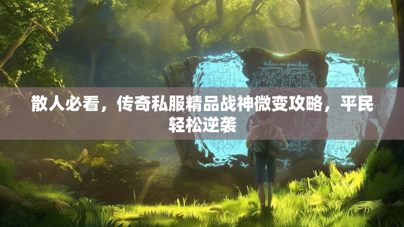 散人必看，传奇私服精品战神微变攻略，平民轻松逆袭