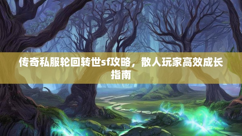 传奇私服轮回转世sf攻略，散人玩家高效成长指南