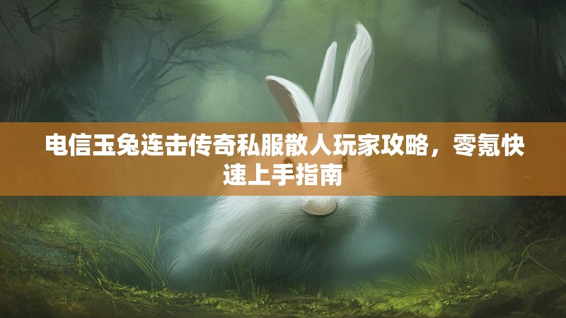 电信玉兔连击传奇私服散人玩家攻略，零氪快速上手指南