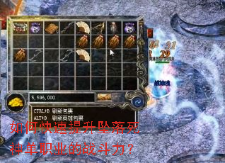 如何快速提升坠落死神单职业的战斗力？