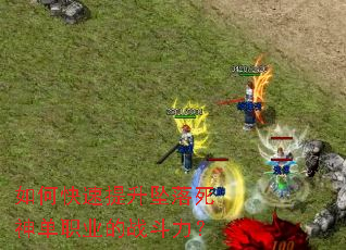 如何快速提升坠落死神单职业的战斗力？