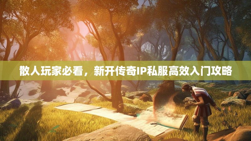 散人玩家必看，新开传奇IP私服高效入门攻略