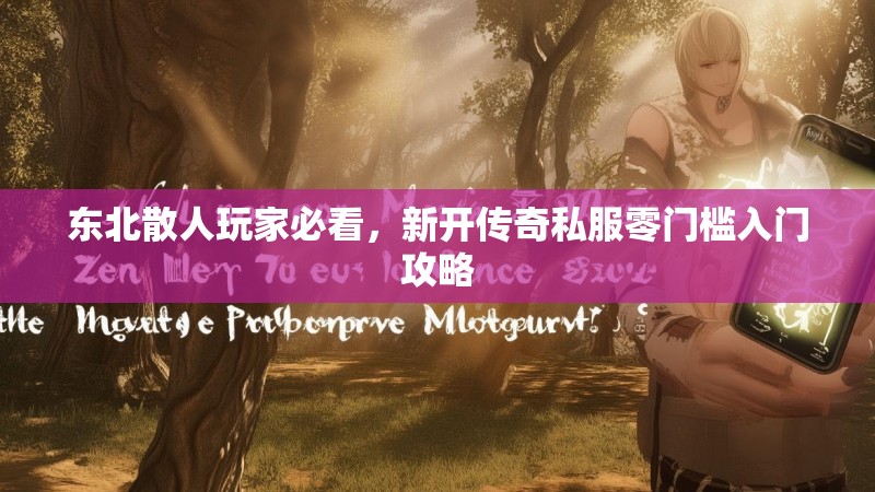 东北散人玩家必看，新开传奇私服零门槛入门攻略