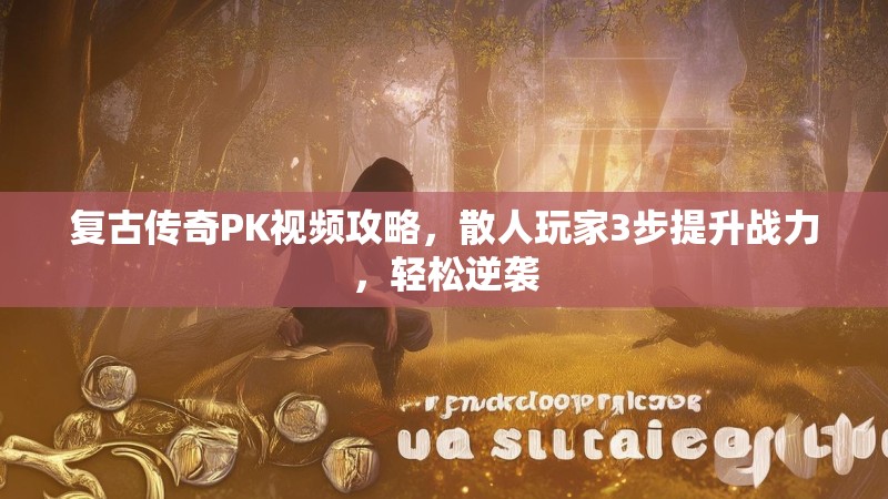 复古传奇PK视频攻略，散人玩家3步提升战力，轻松逆袭