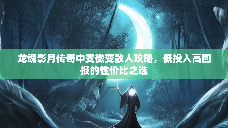 龙魂影月传奇中变微变散人攻略，低投入高回报的性价比之选