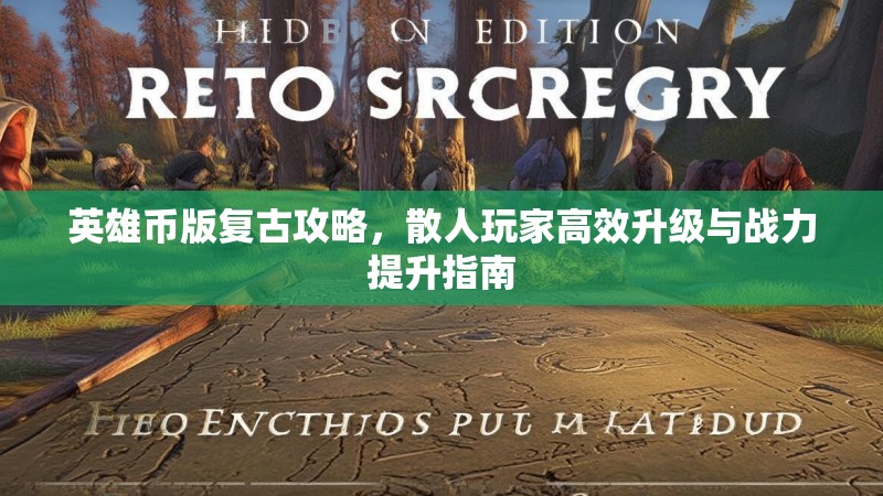 英雄币版复古攻略，散人玩家高效升级与战力提升指南