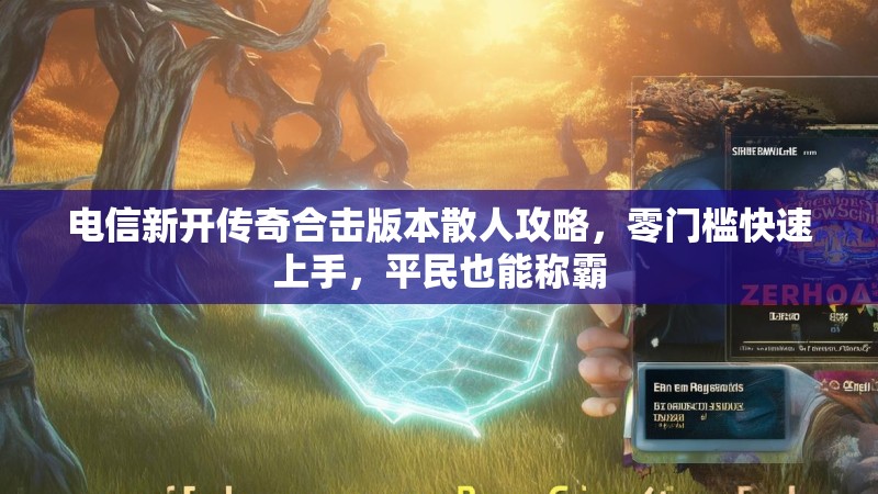 电信新开传奇合击版本散人攻略，零门槛快速上手，平民也能称霸