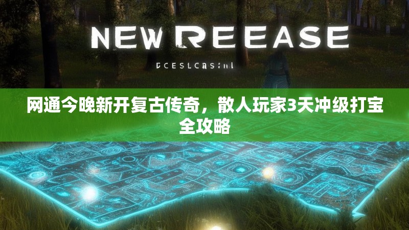 网通今晚新开复古传奇，散人玩家3天冲级打宝全攻略