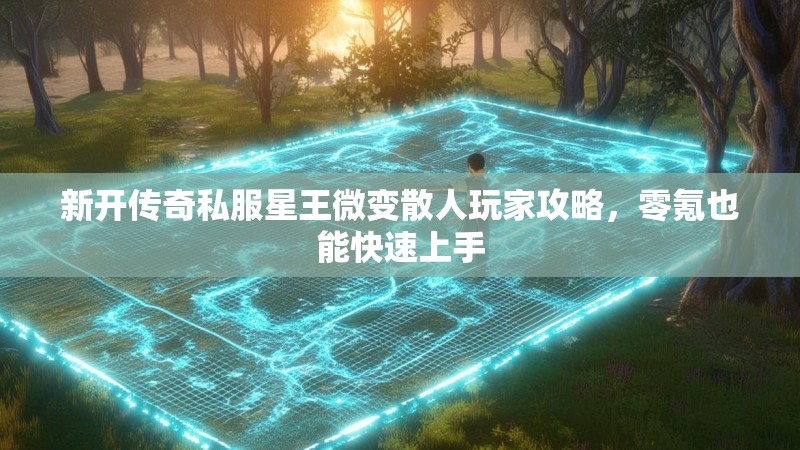 新开传奇私服星王微变散人玩家攻略，零氪也能快速上手