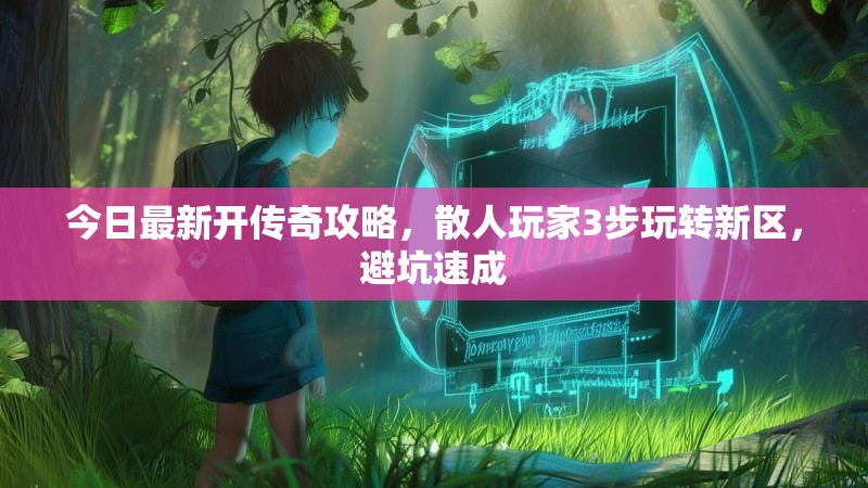 今日最新开传奇攻略，散人玩家3步玩转新区，避坑速成
