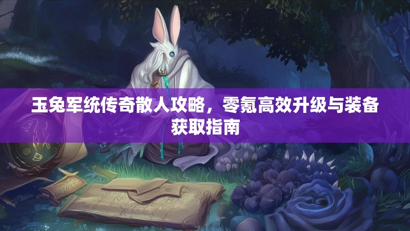 玉兔军统传奇散人攻略，零氪高效升级与装备获取指南