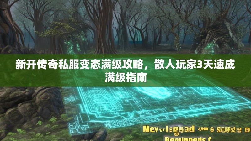 新开传奇私服变态满级攻略，散人玩家3天速成满级指南